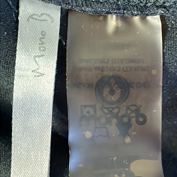 Mono B Black Yoga Leggings with Mesh Accent - Picture 5 of 6